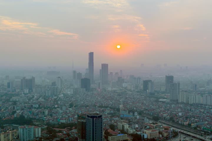Luftverschmutzung in Hanoi