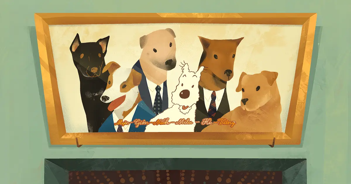 Warum heißen Hunde in Vietnam Giôn oder Misa?