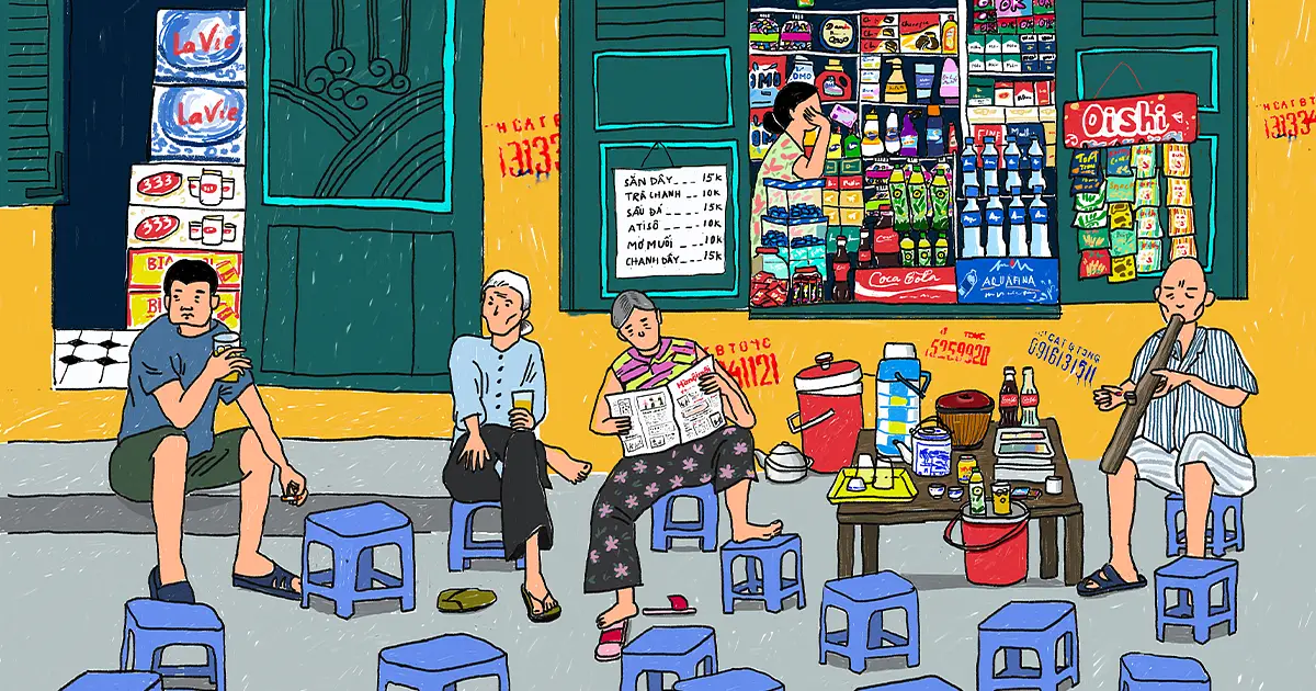 Eine Illustratorin zeigt das bunte Leben in Vietnam