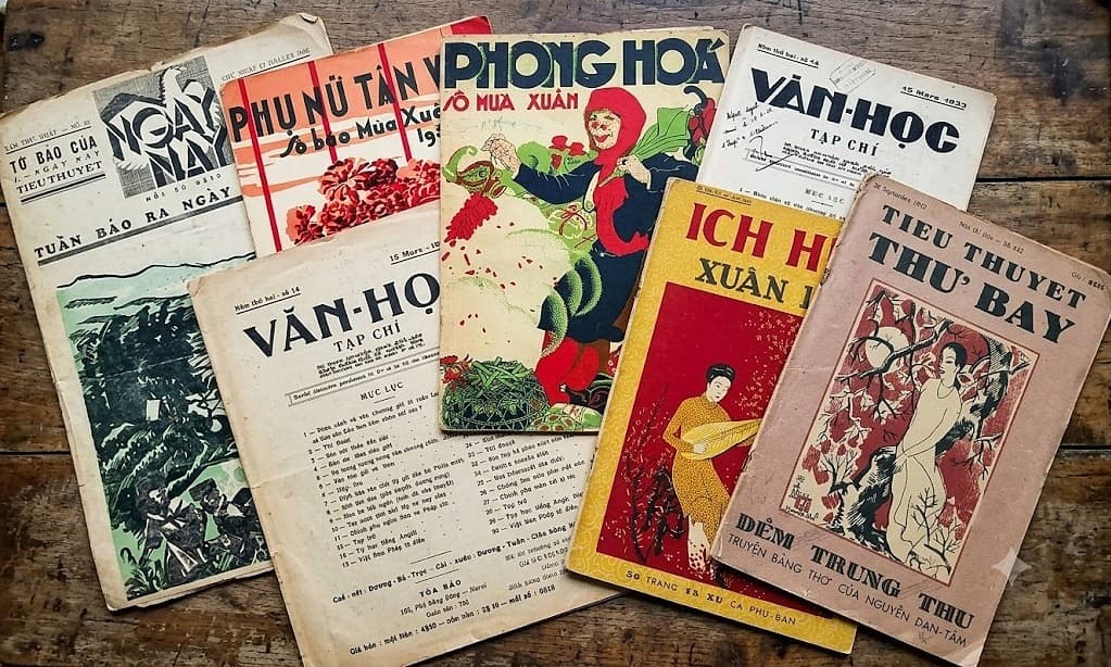 Zeitungen machen moderne Literatur in Vietnam
